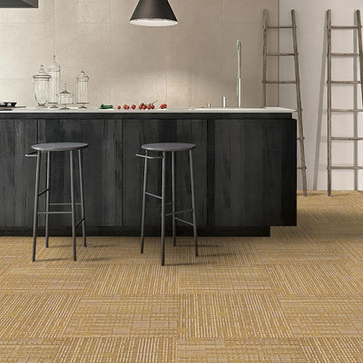 Loop Pile Nylon Floor Carpet Polypropylene 50cmx50cm Bitumen Carpet