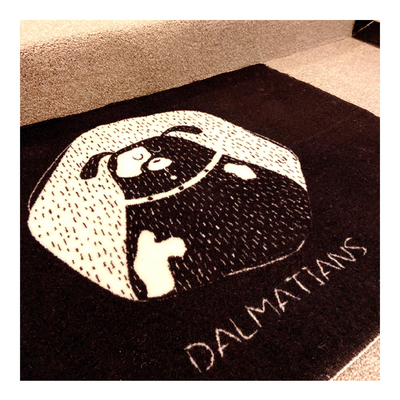 Washable Indoor Outdoor Mat Customized Design Logo Printed Rug
