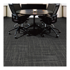 20" X 20" Nylon Floor Carpet Tiles With PVC Backing For Office And School Trace