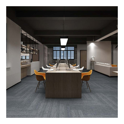 Rectangle Nylon Carpet Tiles Modular Mat Indoor Use Only PVC Back