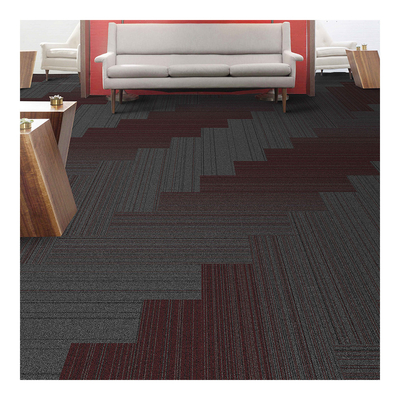 25 X 100 cm Nylon Carpet Tiles With PVC Backing 5mm Pile Height for business