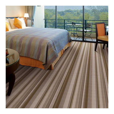 Tufted Striped Broadloom Carpet Polypropylene Fiber With Action Backing