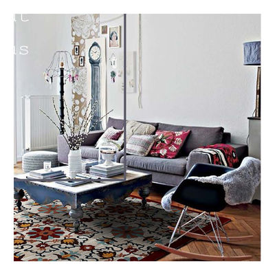 Eastern Art Exotic Style Colorful Indoor Area Rug Luxury Shag Carpets For Floor