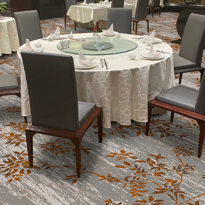 Lobby Wall To Wall Woven Axminster Carpet With Wool And Nylon