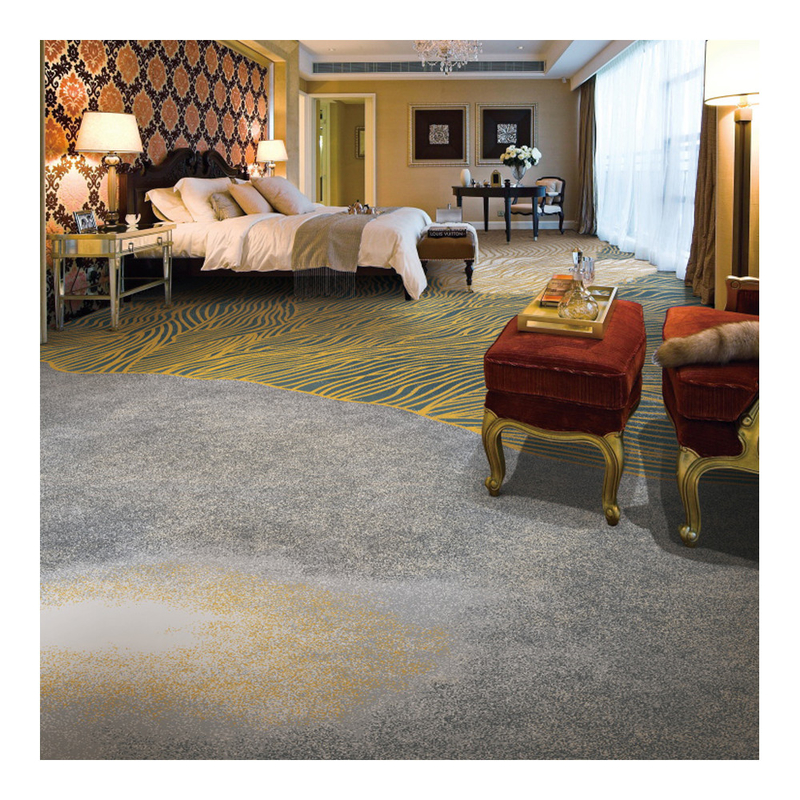 Luxury Commercial Hospitality Carpet 100% Nylon Printing Dye Method For Room