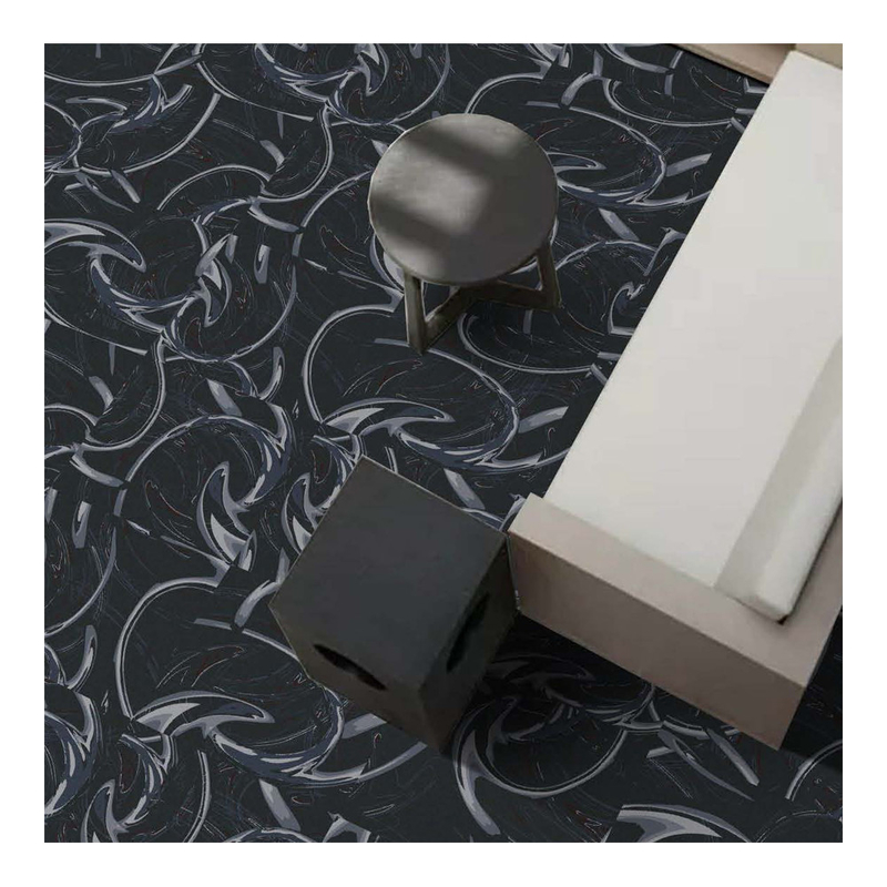 Commercial Printed Modular Carpet Nylon Fiber With PVC Backing