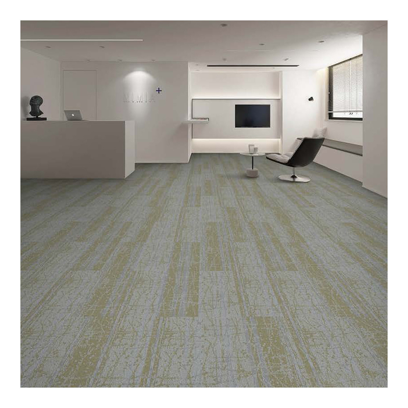 Rectangle Nylon Carpet Tiles Modular Mat Indoor Use Only PVC Back