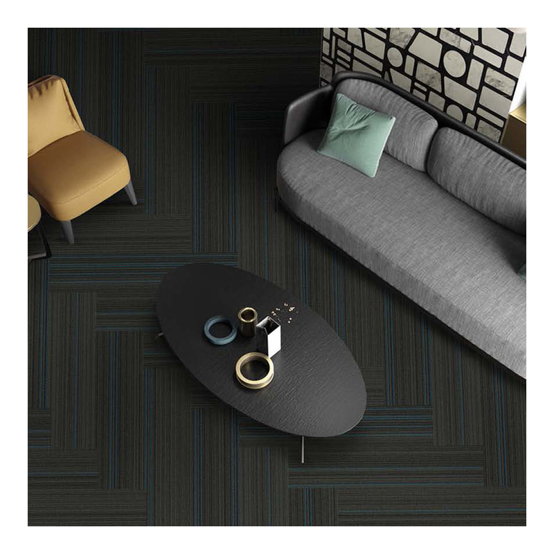 10x40inch Kaili Carpet Tiles Wear Warranties PVC Modular Carpet